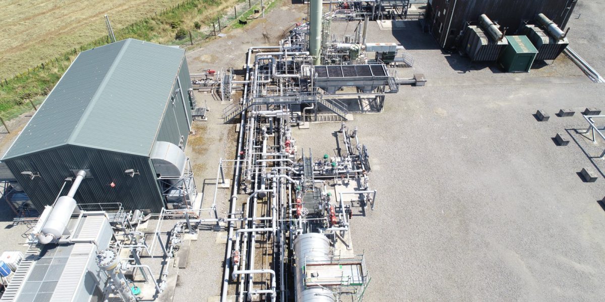 Ahuroa gas storage facility with expansion pipelines