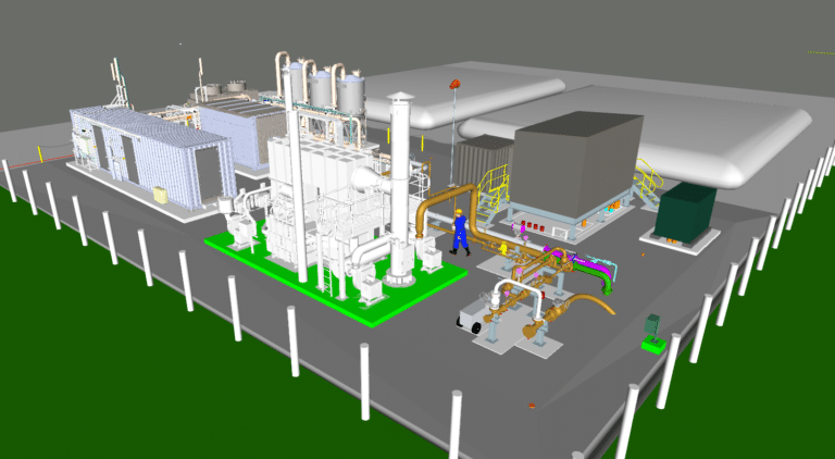 3D model of Broadlands Biogas project